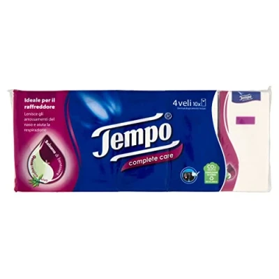 Abbildung von Tempo fazzoletti Tascabili Complete Care, 10 pacchetti da 9 280 g