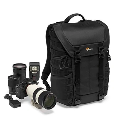 Abbildung von Lowepro ProTactic BP 300 AW II Fotorucksack für spiegellose/DSLR, QuickShelf Fachteiler, Foto und persönliche Ausrüstung, z. B. Sony Apha9, LP37265 PWW
