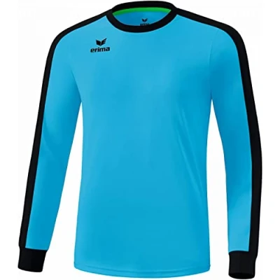 Abbildung von Erima Unisex Kinder Retro Star Trikot Langarm, Curacao/Schwarz, 140 EU