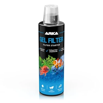 Abbildung von Gel Filterbakterien 473 ml MICROBE LIFT 2 in 1 Filterstarter &amp; Mulmabbau Bakterien Für sofort aktive Filter, weniger Schmutz Süß Meerwasseraquarien