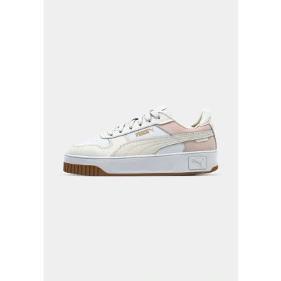 Abbildung von Puma Carina Street Sneaker low, Damen, Größe: 38, White/alpine snow/frosted ivory Leder und lederimitat