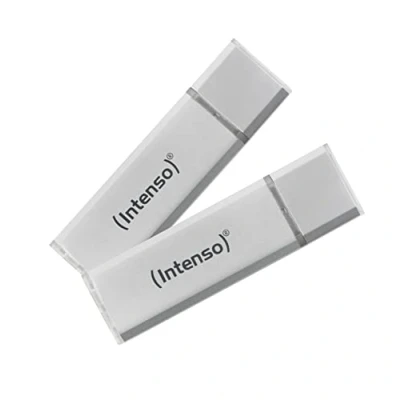 Abbildung von Intenso Ultra Line, 2x 64GB Speicherstick, USB 3.2 Gen 1x1, silber