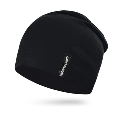 Abbildung von EMPIRELION 9&quot; Multifunktionale Leichte Sommermütze Running Beanie Mützen Skull Cap Radsport Kappen Helmfutter Helm Unterziehmütze Schlaf für Damen Herren (Schwarz)