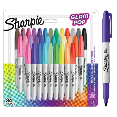 Abbildung von SHARPIE PMKR F. GLAM POP ASST BL34 PEA