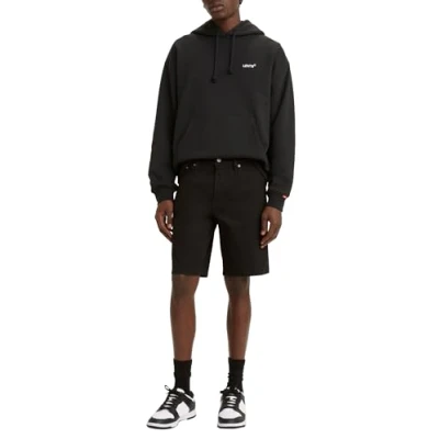 Abbildung von Levi&#039;s Herren 405 Standard Shorts Denim Shorts, Black Rinse Adv Short, 31W