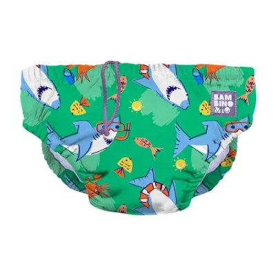 Abbildung von Bambino Mio Wiederverwendbare Schwimmwindel, Flosse, 2 3 Jahre, Strandmode Essentials für Babys und Kleinkinder, Jungen Mädchen.