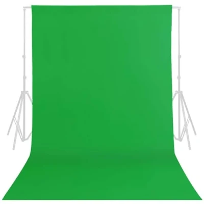 Abbildung von Fotostudio Hintergrund für Fotografie, 2M x 3M(6.6FT 9.8FT) Green Screen Background, 100% Reiner Musselin Faltbare Kulisse Fotografie,Video und Fernsehen Aufnehmen