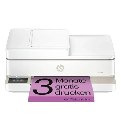 Abbildung von HP ENVY 6520e, Multifunktionsdrucker, 3 Monate gratis drucken mit Instant Ink inklusive, Drucken, Kopieren, Scannen, Mobiler Faxversand, Wi Fi, Automatischer Vorlageneinzug, Touchscreen