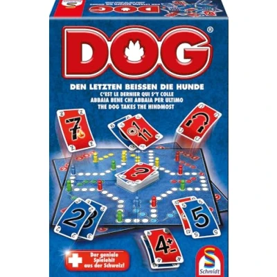 Abbildung von Schmidt Spiele 49201 Dog, Den letzten beissen die Hunde, Familienspiel, für 2 bis 6 Spieler