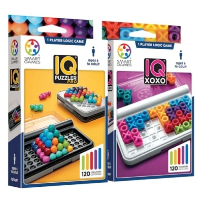 Abbildung von Smart Games Iq Puzzler Pro + XOXO Geduldspiele Für Kinder Logikspiele Ab 6 Jahre Geschicklichkeitsspiele Oder Mehr