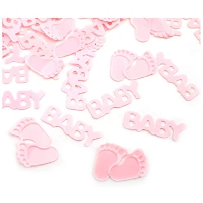 Abbildung von Tischdeko Streudeko Konfetti (BABY GIRL Füße, 200)