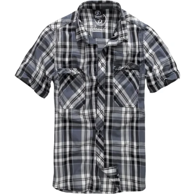 Abbildung von Brandit Roadstar Hemd, Herren, Größe: 3XL, Black/charcoal