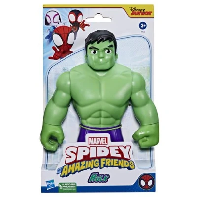 Abbildung von SPIDEY AND HIS AMAZING FRIENDS Marvel supergroße 22,5 cm Hulk Action Figur, Superhelden Spielzeug, Vorschulkinder ab 3
