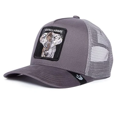 Abbildung von Goorin Bros. Unisex Erwachsene The Farm Adjustable Mesh Trucker Hat for Men and Women Baseballkappe, Grau (Extra Large Truckin), Einheitsgröße