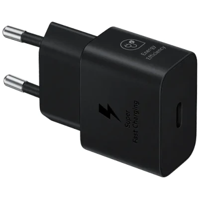 Abbildung von Samsung Schnellladegerät USB C 25W Schwarz