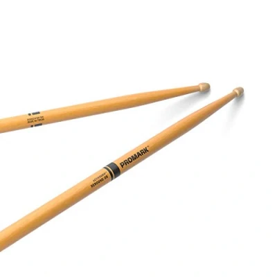Abbildung von ProMark Schlagzeug Sticks Rebound 2B ActiveGrip Wird klebriger, wenn die Hände schwitzen Active Grip Finish, Eichel Tipp, Hickoryholz 1 Paar