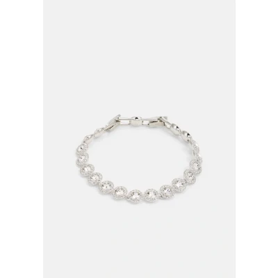 Abbildung von Swarovski UNA Bracelet Round CUT Armband silvercoloured, Damen, Größe: Medium, Silver coloured