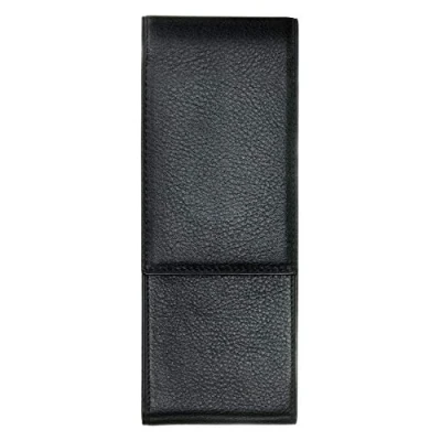 Abbildung von LAMY A 202 Lederwaren Hochwertiges Leder Etui 858 in der Farbe Schwarz Für zwei Schreibgeräte, 1 Stück (1er Pack)