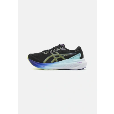 Abbildung von Asics Damen Gel Kayano 30 Sneaker, Black/Glow Yellow, 39 EU