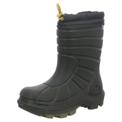 Abbildung von Viking Extreme WARM Unisex Gummistiefel für Kinder, Größe: 33, Huntinggreen/khaki Schuhe
