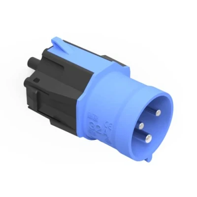 Abbildung von NRGkick Steckeraufsatz 32A 3Pol, bis zu 7,4kW laden, für Wallbox, blau
