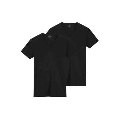 Abbildung von Dstrezzed Eastwood 2 PACK Vneck Unterhemd/shirt, Herren, Größe: XL, Black