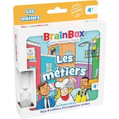 Abbildung von Brinbox Kartenspiel mit Gedächtnis und Beobachtungskarten schnelles Familienspiel für Kinder ab 4 Jahren Lernen Spaß Taschenausgabe 1 Spieler mehr 10 Minuten französische