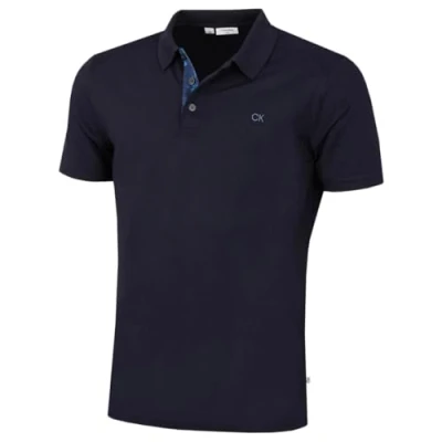 Abbildung von Calvin Klein Herren Campus Camo Golf Poloshirt Kriegsmarine L