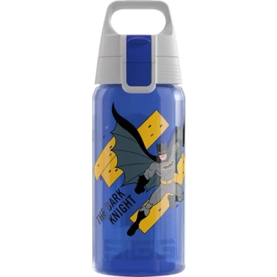 Abbildung von SIGG Trinkflasche Kinder Viva One Batman Für Kohlensäurehaltige Getränke Geeignet Auslaufsicher Spülmaschinenfest BPA frei Sport &amp; Schule Blue 0,5L
