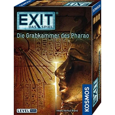 Abbildung von KOSMOS 692698 EXIT Das Spiel Die Grabkammer des Pharao, Level: Profis, Escape Room Spiel, Game für 1 4 Spieler ab 12 Jahre, EIN einmaliges Gesellschaftsspiel