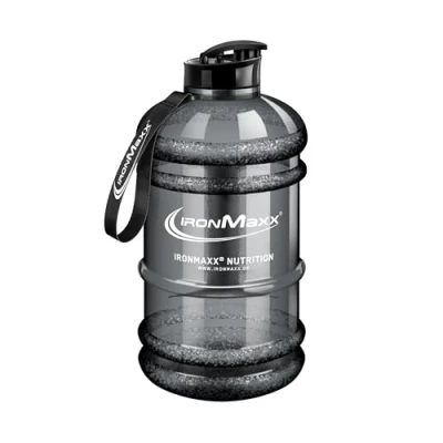Abbildung von IronMaxx Water Gallon Grau 2200ml BPA &amp; DEHP frei auslaufsichere Trinkflasche mit Messskala in verschiedenen Farben erhältlich