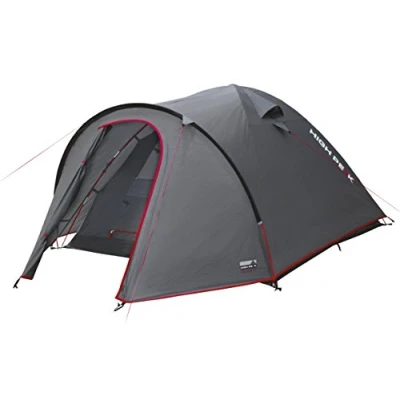 Abbildung von High Peak Kuppelzelt Nevada 3, Campingzelt mit Vorbau, Iglu Zelt für 3 Personen, doppelwandig, wasserdicht, Ventilationssystem, Wetterschutz Eingang, Moskitoschutz
