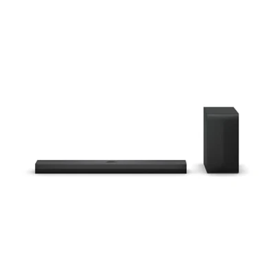 Abbildung von LG DS70TY 3.1.1 Dolby Atmos Soundbar (400W) mit kabellosem Subwoofer (eARC, HDMI, Optisch, Bluetooth) [2024], Schwarz
