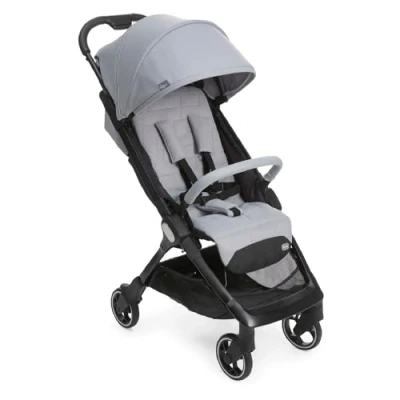 Abbildung von Chicco We Kinderwagen, faltbar, ultraleicht, von 0 Monaten bis 22 kg, neigbarer Reisebuggy, mit Schlafposition, gepolsterte Schultergurte, kompakt, Hülle und Regenschutz Grau Cool Grey