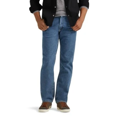 Abbildung von Wrangler Authentics Herren Regular Fit Comfort Flex Waist Jeans, Hell, Stonewashed, 54W / 30L