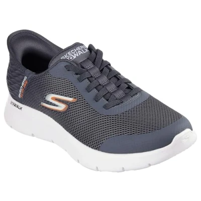 Abbildung von Skechers Herren Go Walk Flex Hands Up Sneaker, grau, 44.5 EU Weit