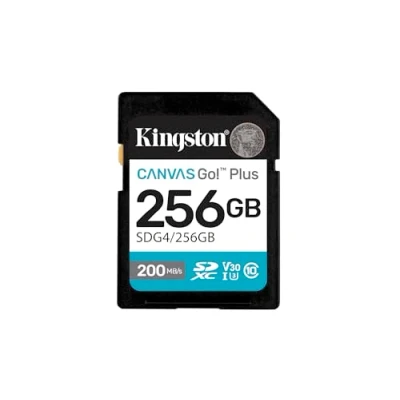 Abbildung von Kingston Canvas Go Plus SDXC Speicherkarte Gen4 200MB/s C10 UHS I U3 V30 256GB SDG4/256GB