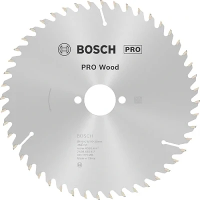 Abbildung von Bosch 1x PRO Wood Kreissägeblatt für Akku Handkreissägen (für Weichholz, Hartholz, Ø mm, Professional Zubehör Handkreissäge)