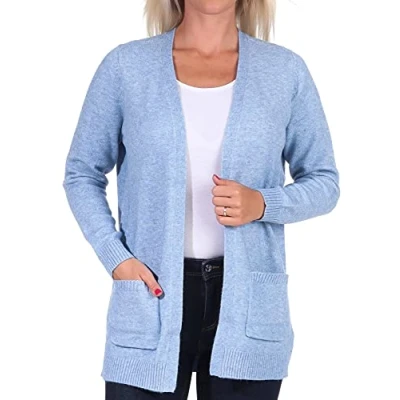 Abbildung von ONLY OPEN NOOS Strickjacke, Damen, Größe: Medium, Allure melange