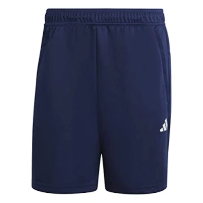 Abbildung von adidas Herren Train Essentials All Set Training Shorts Lässige, Dark Blue/White, M Tall