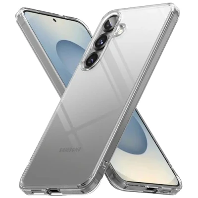 Abbildung von Ringke Fusion Case [Langanhaltende Transparenz] Kompatibel mit Samsung Galaxy S25 Plus Hülle, Weiche Bumper Hart Transparent Back Minimale Gelbfärbung Kratzfest Handyhülle Clear