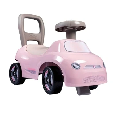 Abbildung von Smoby Mein erstes Auto wendiges Rutscherfahrzeug mit Hupenlenkrad Rückenstütze, Staufach, Kippschutz für Kinder ab 10 Monaten