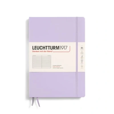 Abbildung von LEUCHTTURM1917 368151 Notizbuch Composition (B5), Hardcover, 219 nummerierte Seiten, Lilac, Liniert