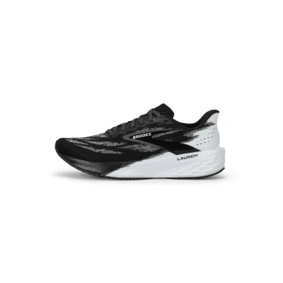 Abbildung von Brooks Launch 11 Laufschuh Straße, Damen, Größe: 37.5, Black white Schuhe