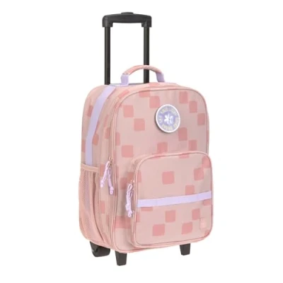 Abbildung von LÄSSIG Kinderkoffer Trolley Reisekoffer mit Teleskopstange und Rollen für Kinder Handgepäck/Trolley Pattern Party Rose