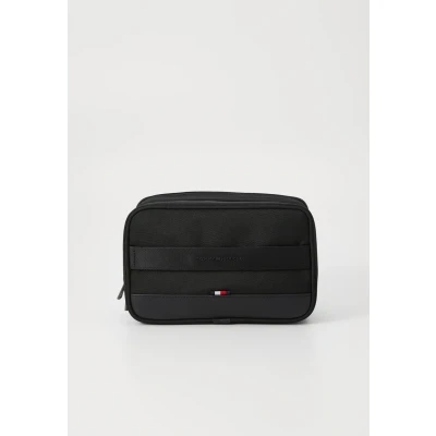 Abbildung von Tommy Hilfiger Herren Kulturbeutel Nylon Travel Washbag zum Aufklappen, Schwarz (Black), Einheitsgröße