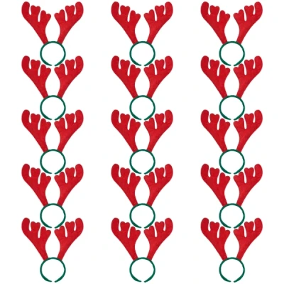 Abbildung von THE TWIDDLERS 15 Haarreif Weihnachten, Rentier Weihnachten für Xmas, Weihnachts Erwachsene &amp; Kinder Geweih Haarreif, Kostüm, Kopf Boppers, Weihnachtsverkleidung 33 x 30cm