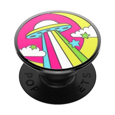 Abbildung von PopSockets: PopGrip Ausziehbarer Sockel und Griff mit einem Austauschbarem Top für Smartphones Tablets Enamel Sauced