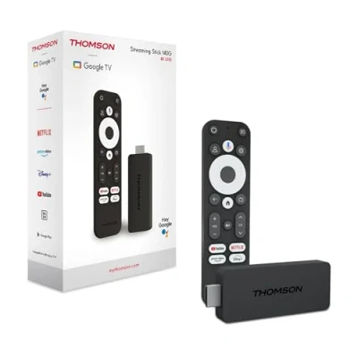 Abbildung von Thomson Streaming Stick 140, 4K UHD, Google TV, Voice Control, WiFi, Googlecast Built in