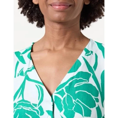 Abbildung von ONLY Onlhalia MIDI Dress Blusenkleid, Damen, Größe: Small, Cloud dancer/mathilde